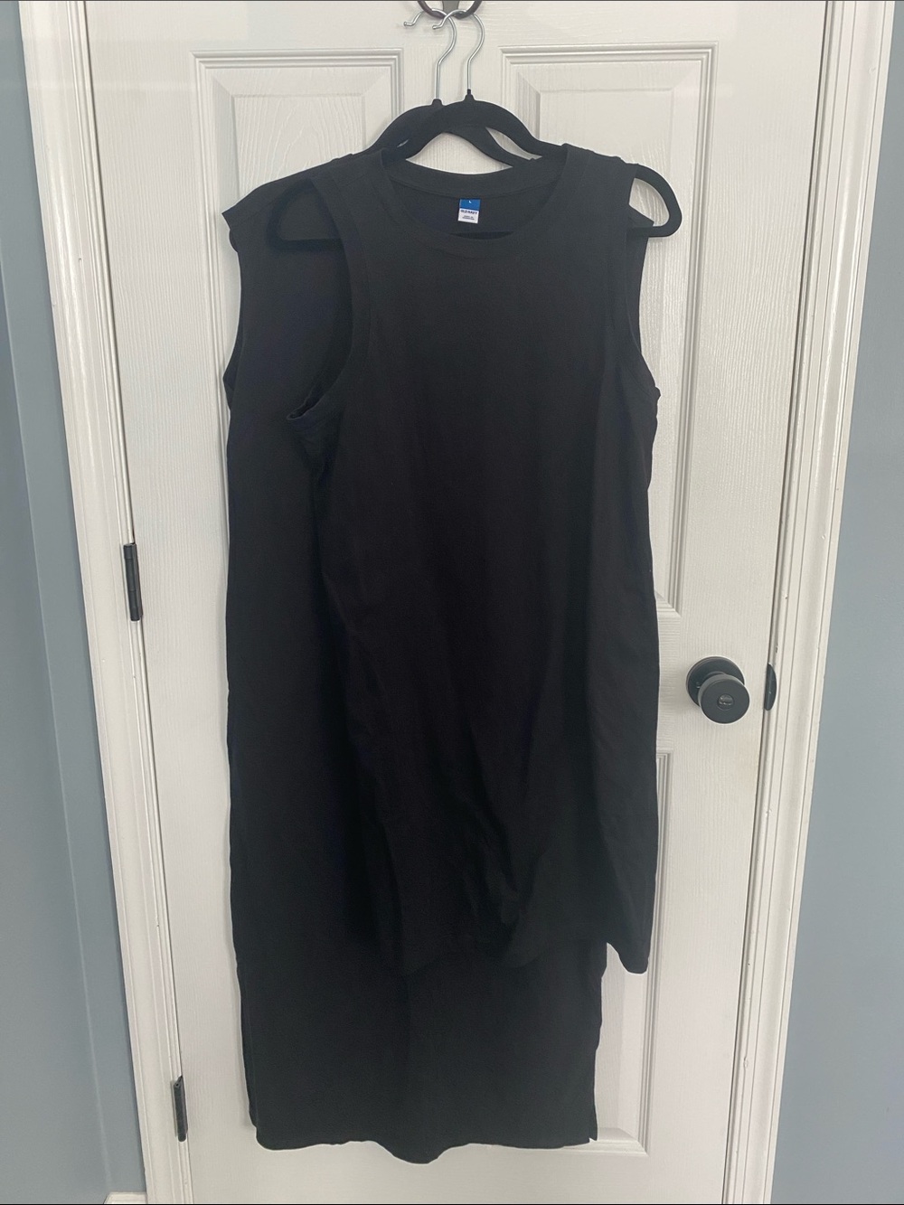 Two Old Navy Black Sleeveless Dresses